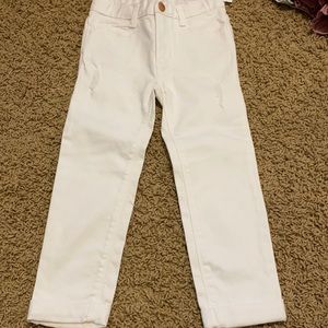 Old Navy adjustable waist white pants